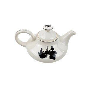 Vintage Harker Pottery Silhouette Slender Lidded Teapot